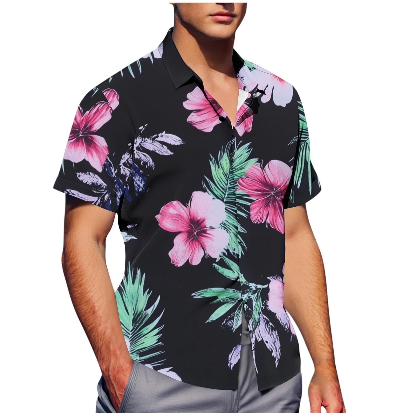 Bixock Casual Tops for Men,Short Sleeve Shirts for Men,Shirts for Men ...