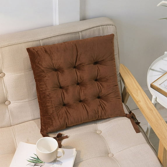 Bixock Chair Seat Cushion, Crystal Velvet Cushion Home Chair Cushion Simples And Comfortable Modern Computer Chair Cushion