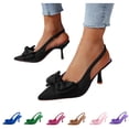 thumbnail image 1 of Bixock Dress Shoes for Women,Women's Slingback High Heels Pointed Toe Stilettos Metal Buckle Dress Party Pump Shoes, 1 of 5