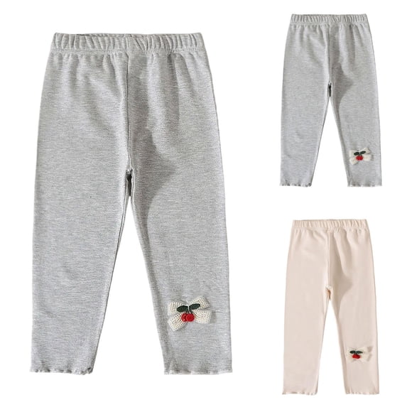 Bixock Fall Girls Knit Leggings High Waist Slim Soild Color Soft Casual Pant Breathable Comfortable Activewear Girls Clothings Size 11-12Years