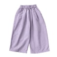 thumbnail image 1 of Bixock Fall/Winter Toddler Girls Sweatpants,Girls Clothes,Kids Wide Leg Pants Bottoms Elastic Waist Breathable Daily Casual Outer Pants for Kids Clothes, 1 of 3