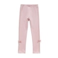 thumbnail image 1 of Bixock Fall/Winter Toddler Girls Sweatpants,Girls Workout Pants,Kids Leggings Bottoms Elastic Waist Lace Bow Daily Outer Casual Pants for Kids 2-10Years, 1 of 5