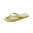 thumbnail image 1 of Bixock Flip Flops for Men,Bathroom Sandals for Women,Slippers for Men Solid Color Non Slip Rubber Sole Open Toe Flip Flops Large Size Outdoor Beach Shoes, 1 of 6