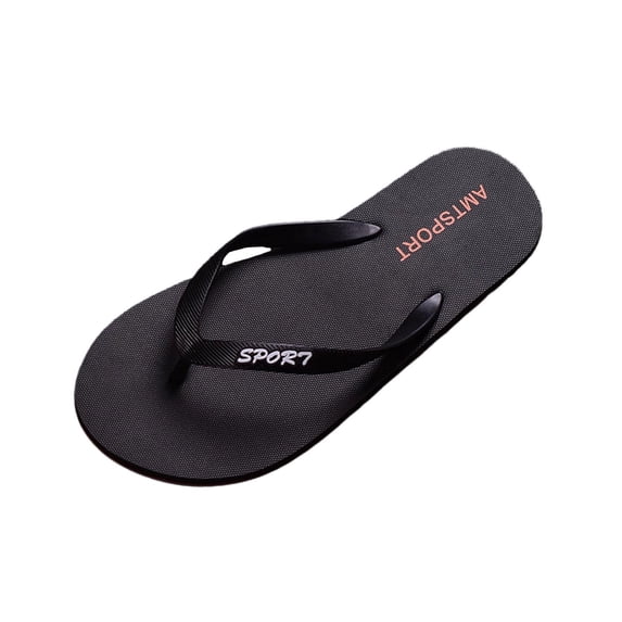 Bixock Flip Flops for Men,Bathroom Sandals for Women,Slippers for Men Solid Color Non Slip Rubber Sole Open Toe Flip Flops Large Size Outdoor Beach Shoes