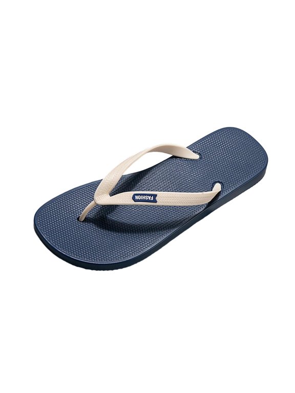 Flip Flops for Women,Bathroom Sandals for Women,Slippers for Men Solid Color Non Slip Open Toe Flip Flops Large Size Outdoor Summer Beach Shoes