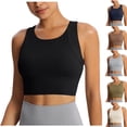 thumbnail image 1 of Bixock High Support Sports Bras for Women Solid Color Integrated Yoga Tank Top Built In Fixed Padding Shock Proof for Fitness Exercise Bra, 1 of 5