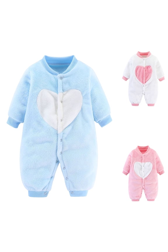 Kids Fall Winter Clothes,Toddler Boys and Girls Rompers,Toddler Kids Boys and Girls Solid Color Cute Long Sleeve Romper Jumpsuits