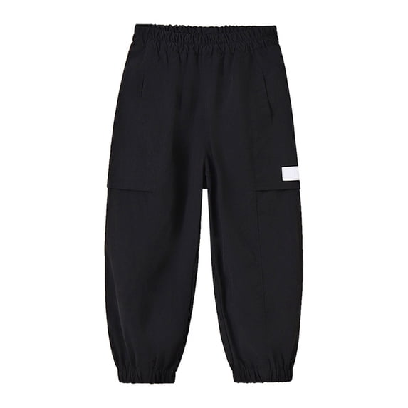 Bixock Fall/Winter Toddler Girls Sweatpants,Girls Workout Pants,Kids Cargo Pants Bottoms Elastic Waist Outer Pants for Kids 3-14Years