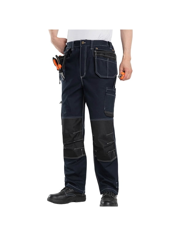 Men Cargo Work Sweatpant,Wide Led Pants,Men for Pants Casual Solid Color Linen Fabric Drawstring Elastic Waist Breathable Home Long Pants