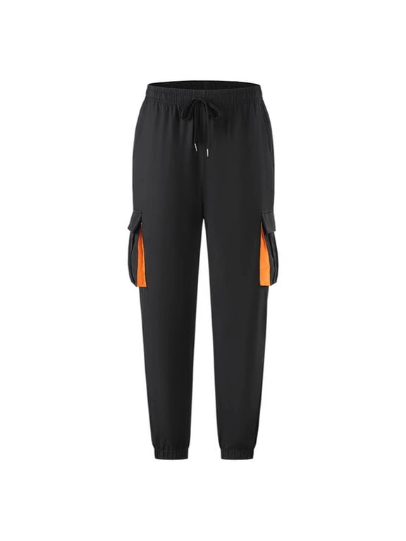 Men Cargo Work Sweatpant,Wide Led Pants,Men's Pants Casual Jogger Ankle Cuff Work Cargo Soft Shell Water Multi Pocket Outdoor Long Pants