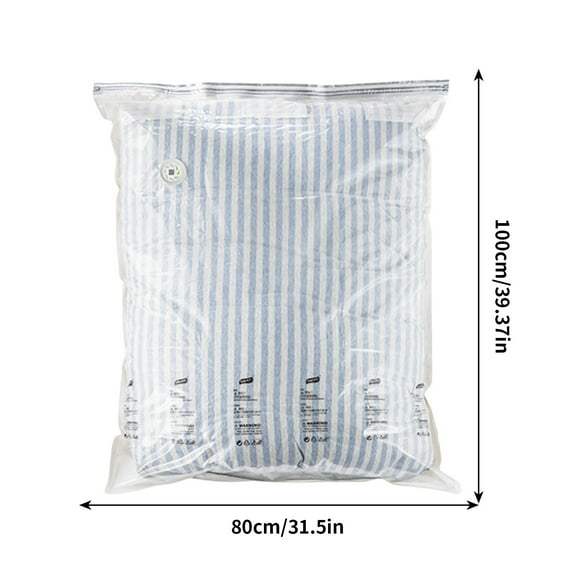 Bixock Office and School Storage Vacuum Compression Bag Bag Non-aspirating Vacuum Bag Clothes Travel Bag Quilt Closet Bag
