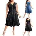 thumbnail image 1 of Bixock Plus Size Dress for Women Maternity Tank Dress Crew Neck Sleeveless Baby Shower Pregnancy Dresses A Line Sundress for Photoshoot Wedding Party Maternity Clothings, 1 of 8