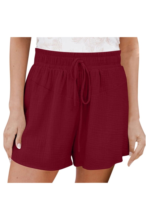 Plus Size Pants for Women,Wide Leg Pants for Women,Pants for Women Casual Shorts Solid Color Wide Leg Bow High Waisted Loose Summer Daily Leisure Wear Pants