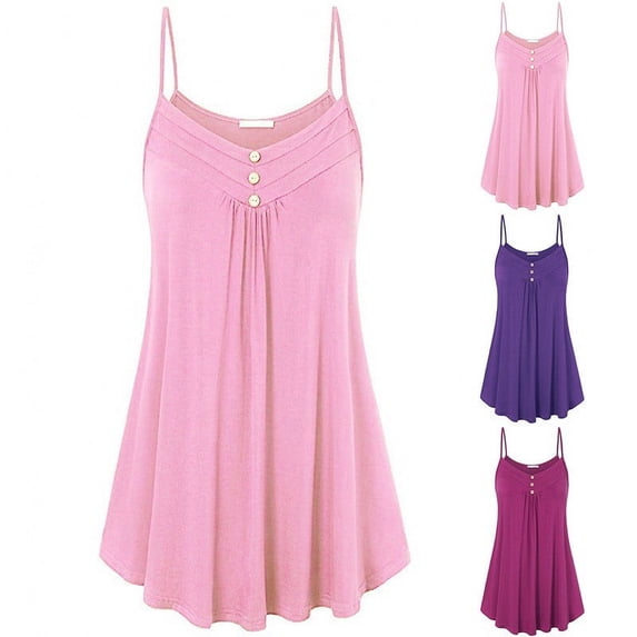 Bixock Plus Size Tank Tops for Womens Sleeveless Blouse V Neck Loose Casual Camisole Daily Beach Vacation Summer Clothes