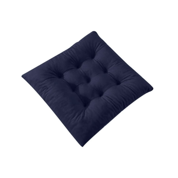 Bixock Seat Cushions , Crystal Velvet Cushion Home Chair Cushion Simples And Comfortable Modern Computer Chair Cushion Dark Blue 15.75"