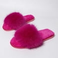 thumbnail image 1 of Bixock Slippers for Womens Indoor House Cotton Shoes Multi Size Fluzzy Fleece Lined Slide Warm Comfortable Non-Sliped Women Shoes, 1 of 8
