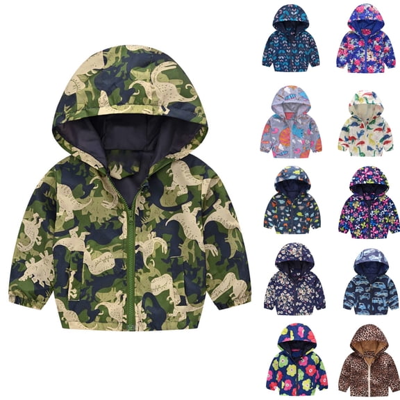 Bixock Spring/Fall Jackets for Kids,Toddler Boys and Girls Jacket,Children's Casual Sport Lightweight Hooded Tops Windproof Jackets