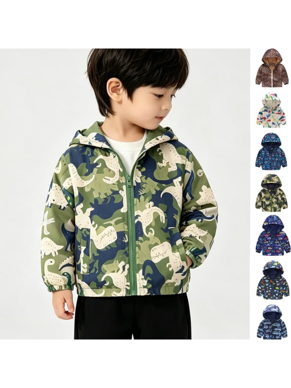 Spring/Fall Jackets for Kids,Toddler Boys and Girls Jacket,Children's Solid Color Casual Sports Lightweight Windproof Jackets Tops