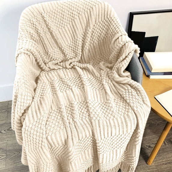 Bixock Summer Cooling Blankets, Solid Color Conditioning Blanket Blanket Sofa Blanket Office Nap Blanket Homestay Decorative Blanket 50x67.7in