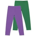 thumbnail image 1 of Bixock Toddler Boys Girls Jogger Sweatpants,Pants for Kids Big Girls 2-Pack Ankle Leggings Solid Color Thin Stretch less Pants, 1 of 2