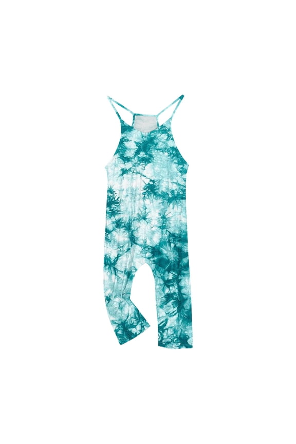 Toddler Boys Girls Jogger Sweatpants,Pants for Kids Girls Sleeveless Jump Romper with Front Pocket and Adjustable Straps Pants