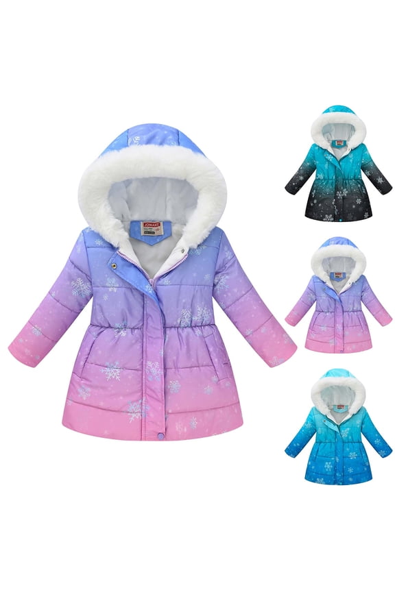 Winter Jackets for Kids,Fleece Jacket Boys and Girls,Children's Winter Solid Color Casual Sports Warm and Thick Down Jackets Top For Kids