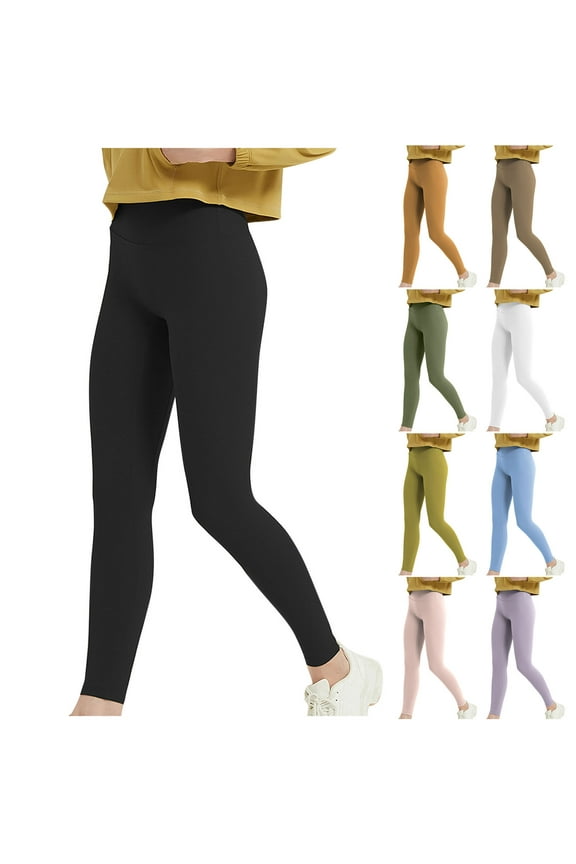 Women Fall and Winter Clothes,Women Casual Pants,Women Solid Color High-elastic High Waist Lift The Hip Close-fitting Ventilate Running Yoga Pants