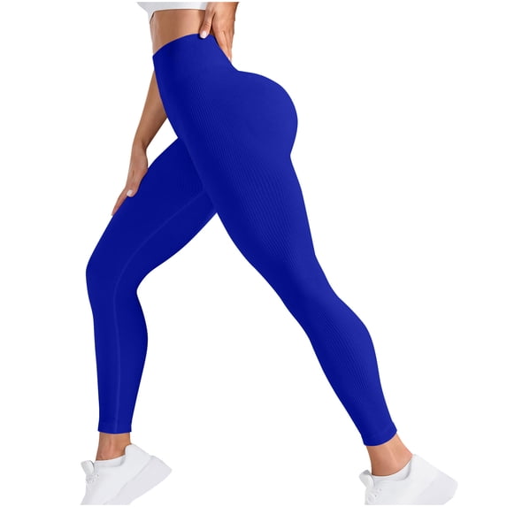 Bixock Women Summer Clothes,Women Casual Pants,Women's Solid Color Seamless Hip Lifting Breathable Yoga Suit with Tight Fitting High Waisted Sports Bottom Fitness Pants