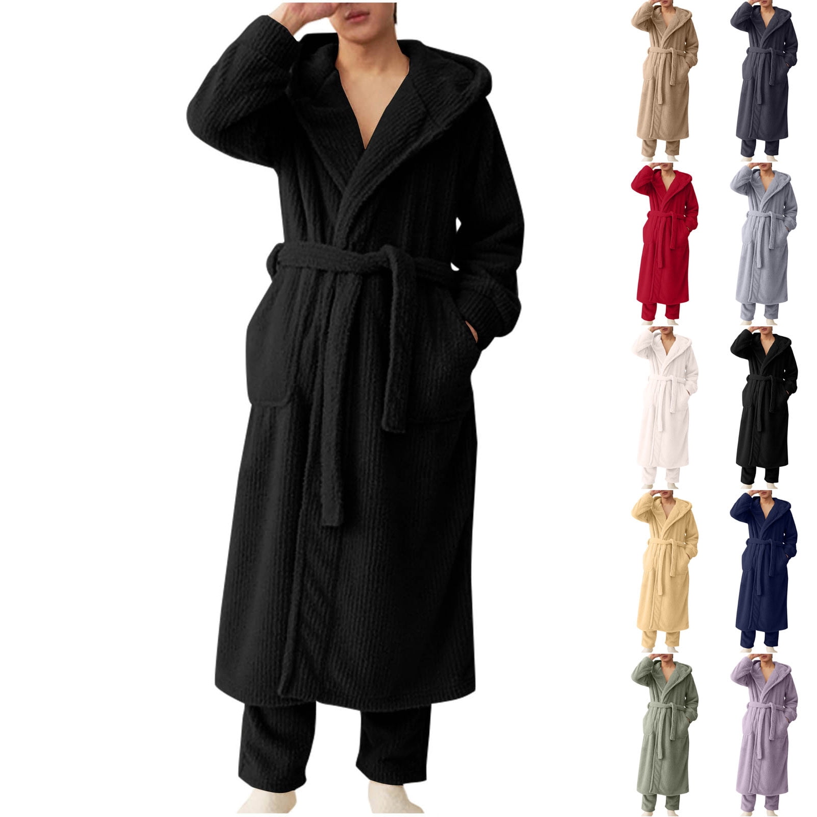 Bixock Women Fall and Winter Pajamas,Women Warm Sleepwear Robes,Women’s ...