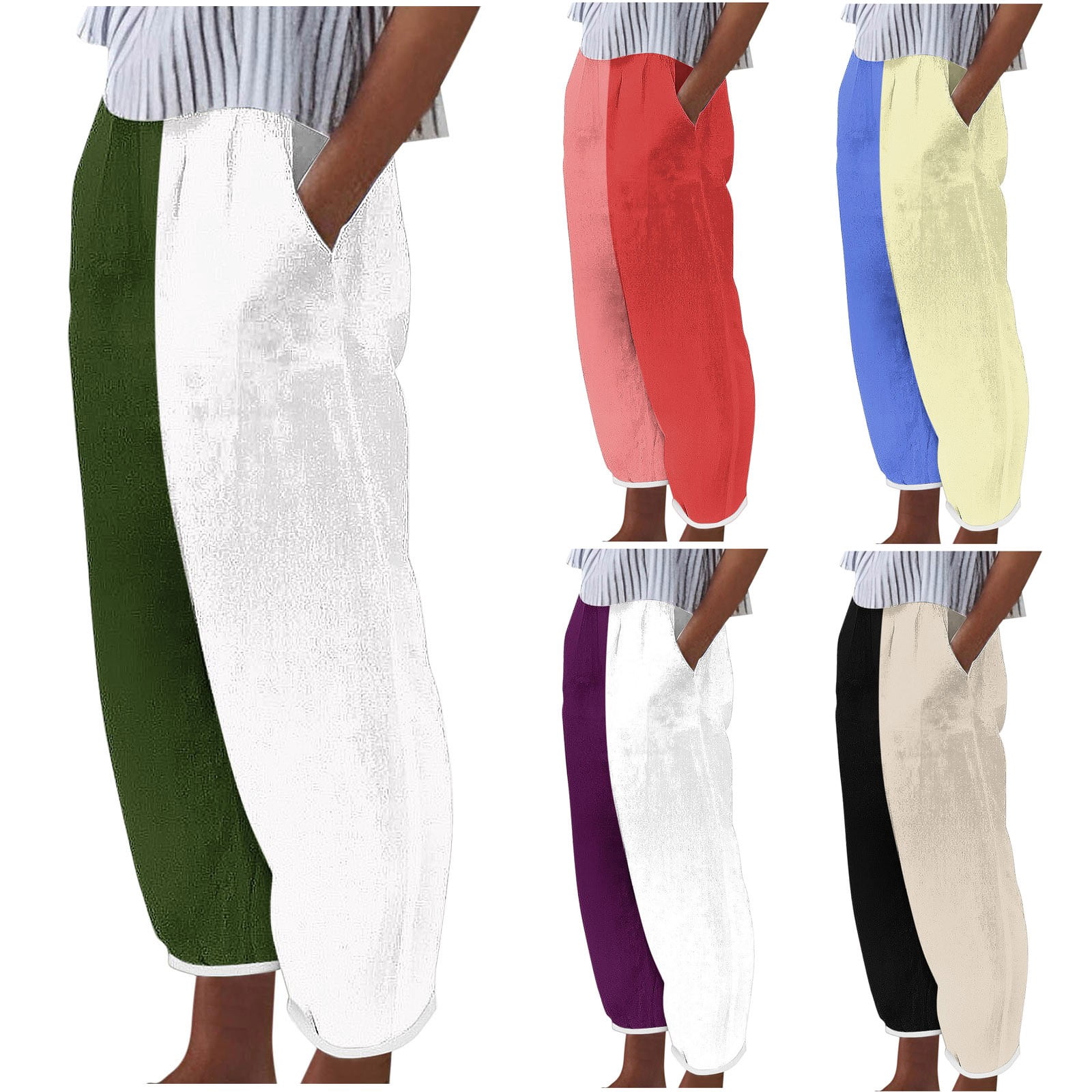 Bixock Women Fall and Winter Clothes,Women Casual Pants,Women Pocket ...