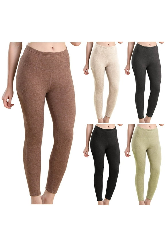 Women Fall and Winter Clothes,Women Casual Pants,Women Solid Color German-Velvet High Waisted Warm Thickening Full Length Pants Leggings
