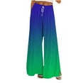 thumbnail image 1 of Bixock Women Fall and Winter Clothes,Women Casual Pants,Women's Solid Color Sports Loose Casual Wide Leg Pocket Pants, 1 of 5