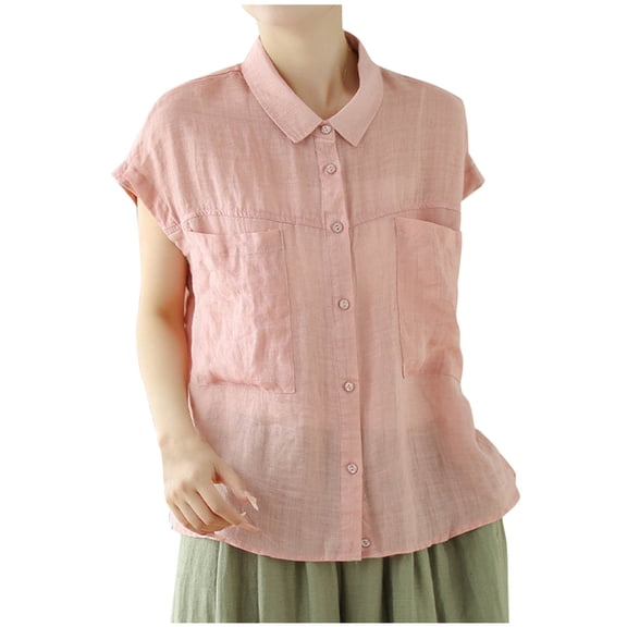 Bixock Women Lightweight Tops,Traditional Blouse for Women,Red Plaid Stand Neck Heart Shape Button Oktoberfest Style Top