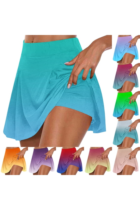 Women's Athletic Shorts Workout Biker Shorts In Active Skort Shorts Breathable Running Yoga Fitness and Outdoor Sports Activities Pants for Women Summer Clothes