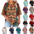 thumbnail image 1 of Bixock Women's Maternity Tops Loose Casual Short Sleeves Round Neck Maternity T-Shirt Plus Size Pregnant Top, 1 of 6
