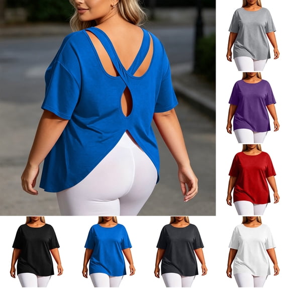 Bixock Women's Maternity Tops Short Sleeve Maternity Shirts Crew Neck Maternity Shirts Soft Breathable Pregnant Tops Comfortable Maternity Clothings