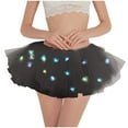 thumbnail image 1 of Bixock Women's Tutus Skirts Tutus Light Up Multi Layer Elastic High Waist Flowy Halloween Ballroom Evening Party Special Occasion Women Clothings, 1 of 4