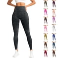 thumbnail image 1 of Bixock Yoga Pants for Workout Leggings Bare Feel High Waist Tight Elastic Hip Lifting Fitness Running Full Length Wear Gym Workout Clothes, 1 of 8
