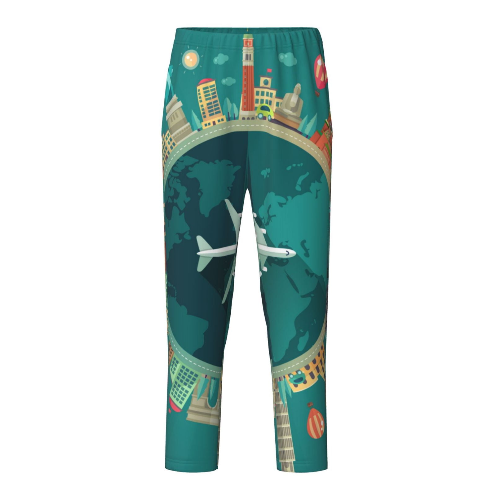 Bixox Around The Planet Print Boys Pajama Pants Sleep Pants Soft ...