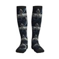 thumbnail image 1 of Bixox Astronaut Standing In The Moon Print Compression Socks,Compression Socks Women & Men Circulation for Medical,Running,Athletic, 1 of 7
