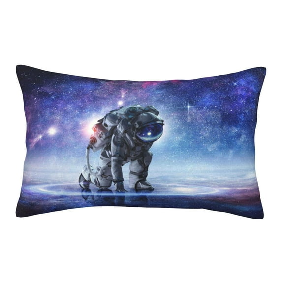 Bixox Astronauts Start Running Printed Pillow Protector,Super Soft Ideal for Home,Guests,Rentals - 20"x30"