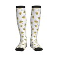 thumbnail image 1 of Bixox Bee Print Compression Socks,Compression Socks Women & Men Circulation for Medical,Running,Athletic, 1 of 7
