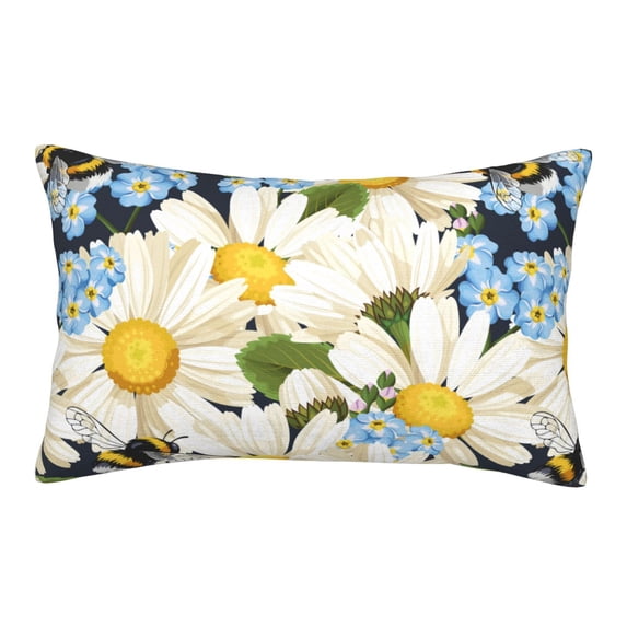 Bixox Bees Collecting Nectar Printed Pillow Protector,Super Soft Ideal for Home,Guests,Rentals - 20"x30"