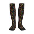thumbnail image 1 of Bixox Berries Print Compression Socks,Compression Socks Women & Men Circulation for Medical,Running,Athletic, 1 of 7