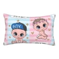 thumbnail image 1 of Bixox Boy Girl Printed Pillow Protector,Super Soft Ideal for Home,Guests,Rentals - 16"x24", 1 of 8