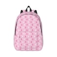 thumbnail image 1 of Bixox Breast Cancer Awareness5 Printing Canvas Backpack Lightweight Casual Travel Backpack School Backpack Fits 15.6 Inch Notebook, 1 of 5