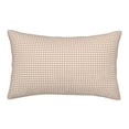 thumbnail image 1 of Bixox Brown Gingham Printed Pillow Protector,Super Soft Ideal for Home,Guests,Rentals - 16"x24", 1 of 8