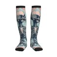 thumbnail image 1 of Bixox Butterflies Skull Bows Print Compression Socks,Compression Socks Women & Men Circulation for Medical,Running,Athletic, 1 of 7