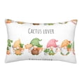 thumbnail image 1 of Bixox Cactus Gnome Printed Pillow Protector,Super Soft Ideal for Home,Guests,Rentals - 20"x30", 1 of 8