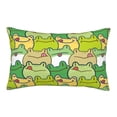 thumbnail image 1 of Bixox Cartoon Frog Printed Pillow Protector,Super Soft Ideal for Home,Guests,Rentals - 16"x24", 1 of 8